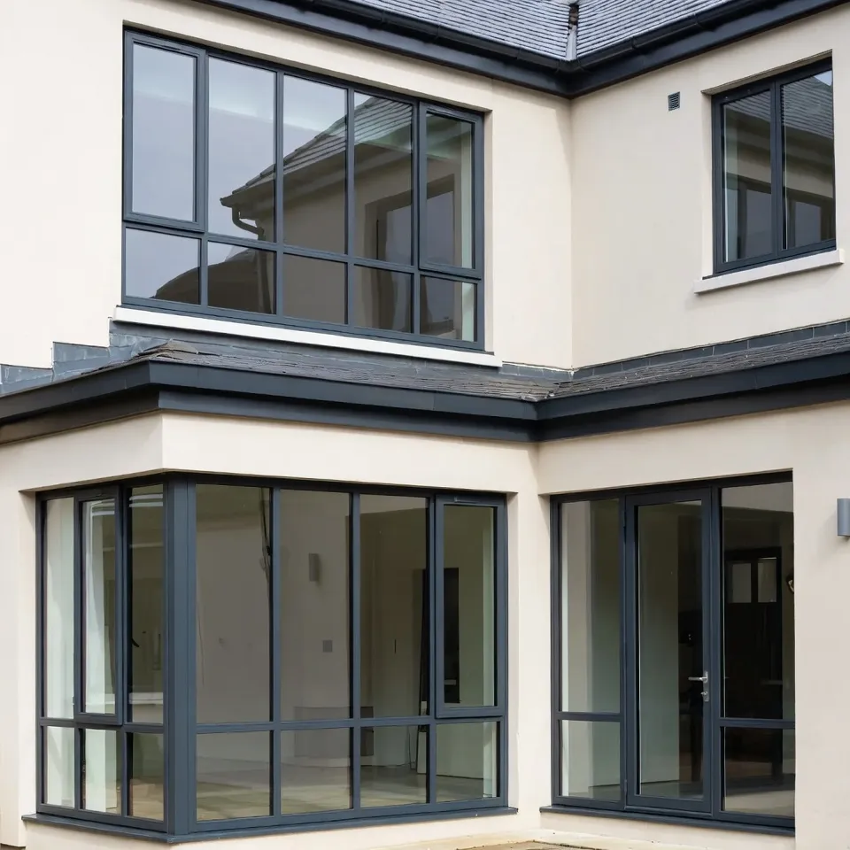 Sustainable home design with energy-efficient features.